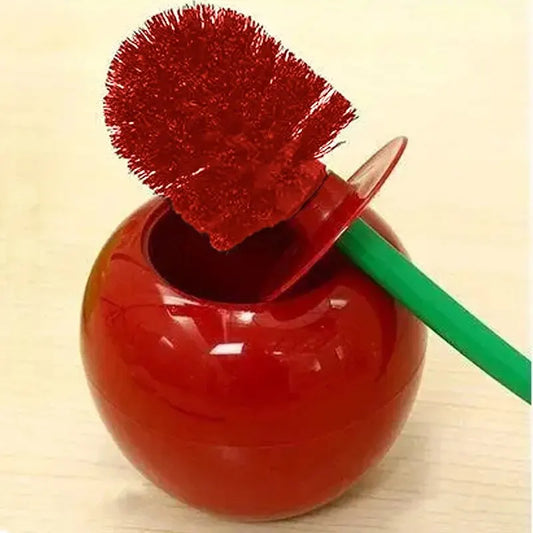 1pc  Toilet Brush Creative Lovely Cherry Shape